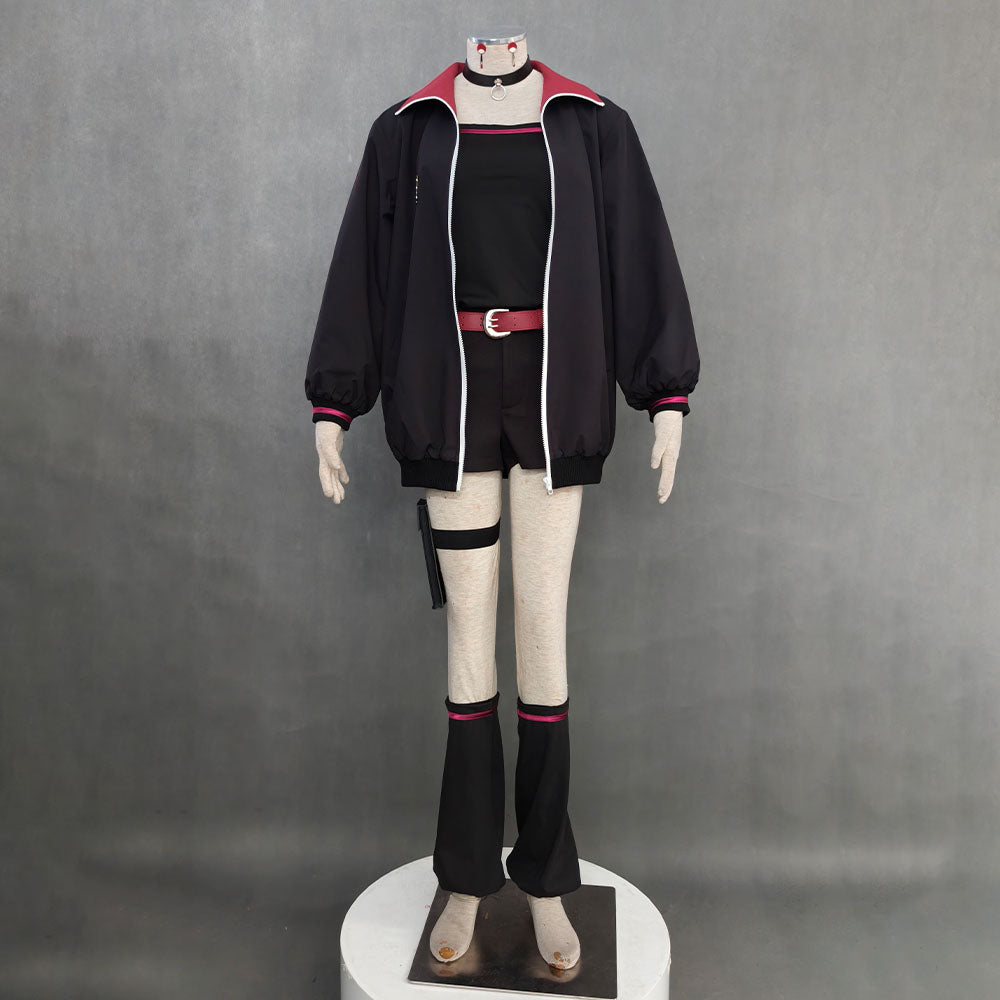 Anime Naruto Boruto Costume Sarada Uchiha Grown-up Cosplay Costume full Outfit for Adults and Kids