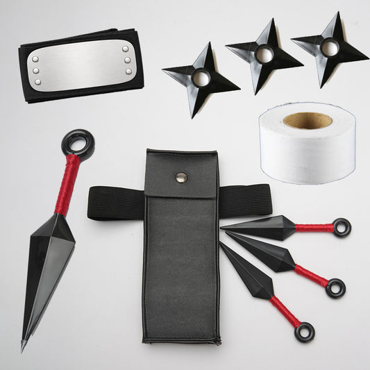 Anime Leaf Village Ninja Cosplay Costume Weapons Accessories