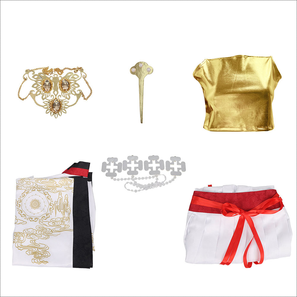 Game Black Myth : Wukong Princess Iron Fan Costume Set Cosplay