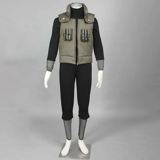 Men and Kids Anime High IQ Shadow Manipulation Ninja Cosplay Costume Outfit