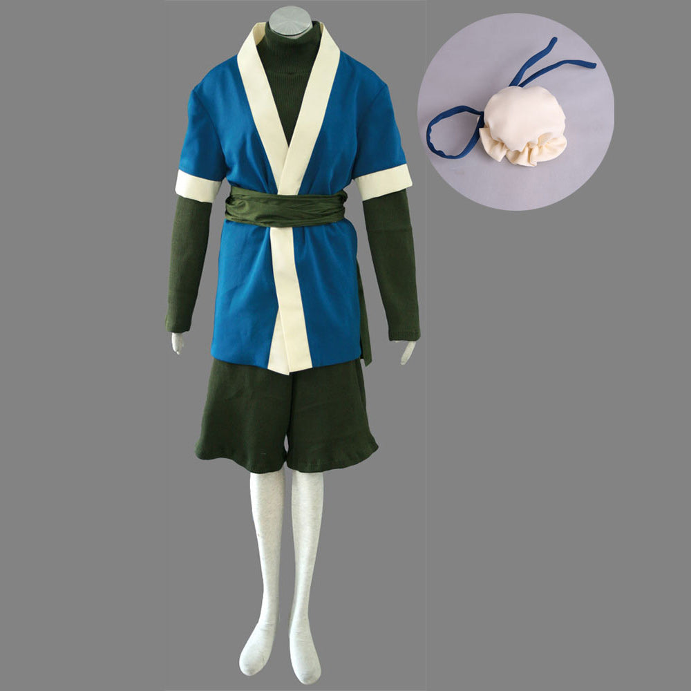 Anime Ice Crystal Mirror Ninja Cosplay Costume Outfit for Men Kids