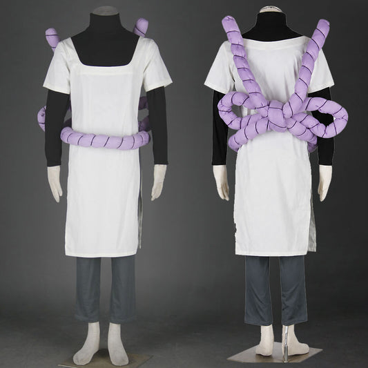 Anime Purple Rope Belt Snake Master Ninja Cosplay Outfit Costume for Men Kids