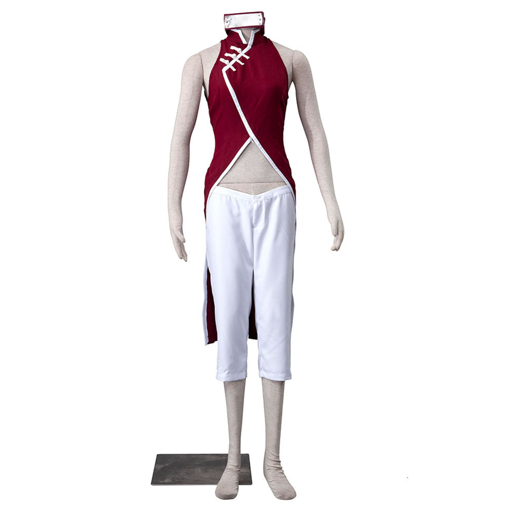 Anime Cherry Blossom Medical Ninja Matron Cosplay full Outfit for Women Kids