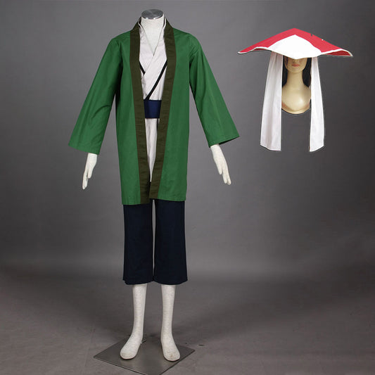 Anime Fifth Village Shadow Leader Ninja Cosplay Costume Outfit with Hat for Women Kids