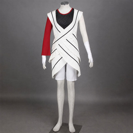 Anime Cherry Blossom Illusion Ninja Cosplay Costume Outfit for Women Kids Halloween