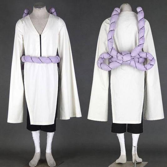 Anime Two Red Dots Bone Manipulation Ninja Cosplay Costume Outfit for Men Kids