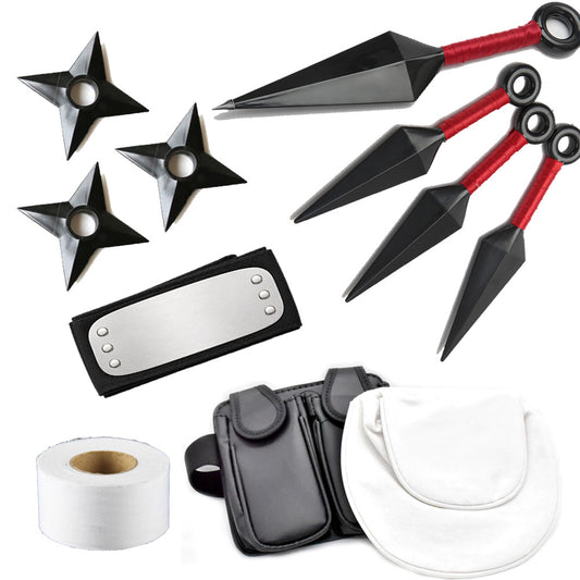 Anime Leaf Village Ninja Cosplay Costume Weapon Accessories Halloween