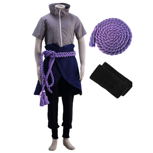 Anime Crimson Eye Avenger Ninja Snake Clan Cosplay Costume Outfit for Men Kids