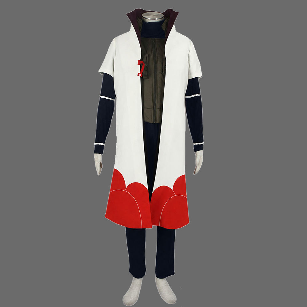 Men and Kids Anime Fourth Village Leader Yellow Flash Cosplay Costume Full Outfit Halloween