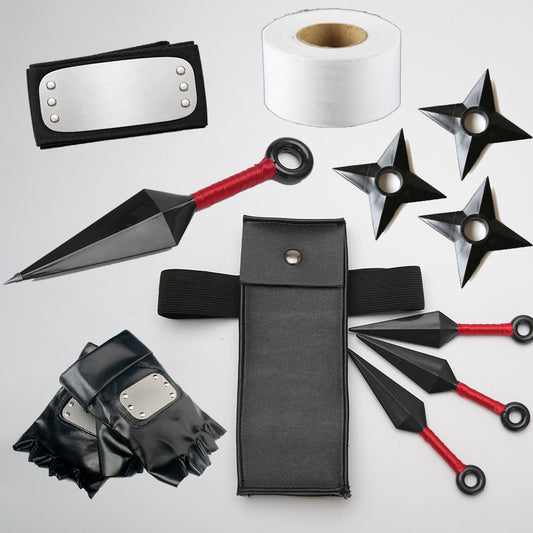 Anime Leaf Village Ninja Cosplay Accessories Weapons