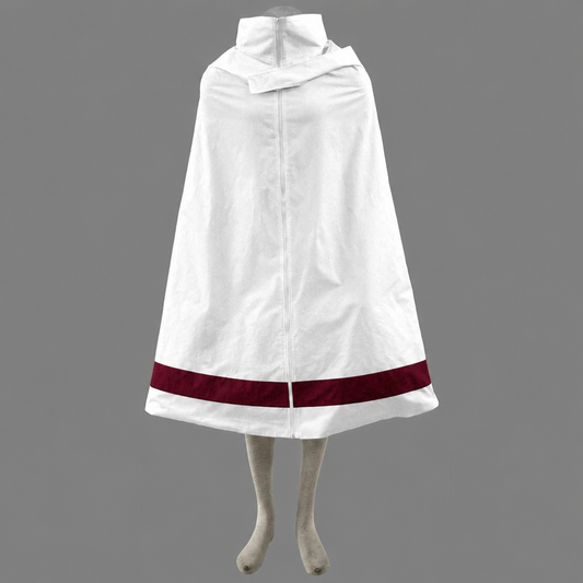 Anime Shadow Leaf Village Ninjas Cosplay White Cloak for Adults Kids