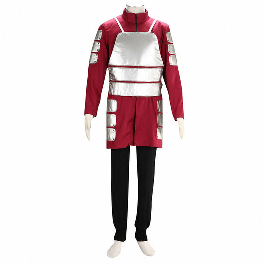 Anime Size Alteration Big-Eater Ninja Red Cosplay Outfit Costume for Men Kids