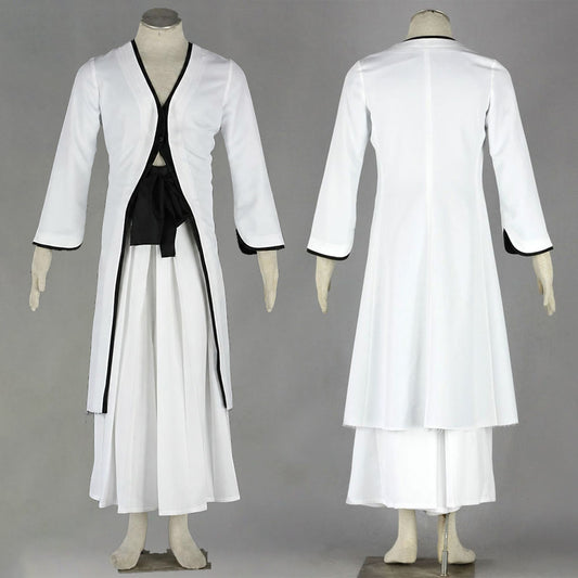 Anime White Death God Cosplay White Kimono Outfit Costume for Men Kids