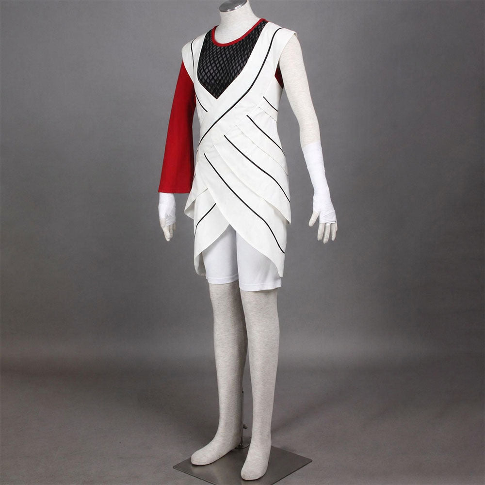 Anime Cherry Blossom Illusion Ninja Cosplay Costume Outfit for Women Kids Halloween