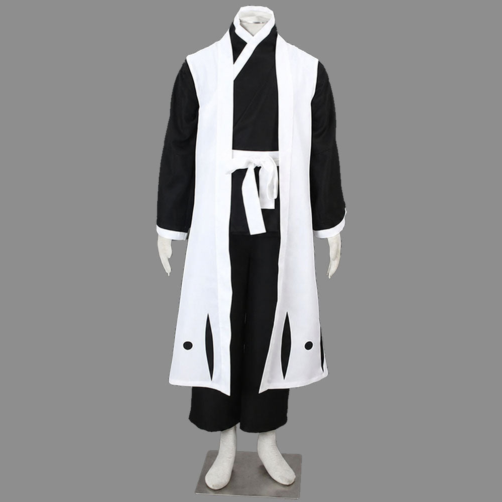Anime Squad 3 Captain Cosplay White Haori Kimono Costume for Men Kids