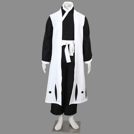 Anime Squad 3 Captain Cosplay White Haori Kimono Costume for Men Kids