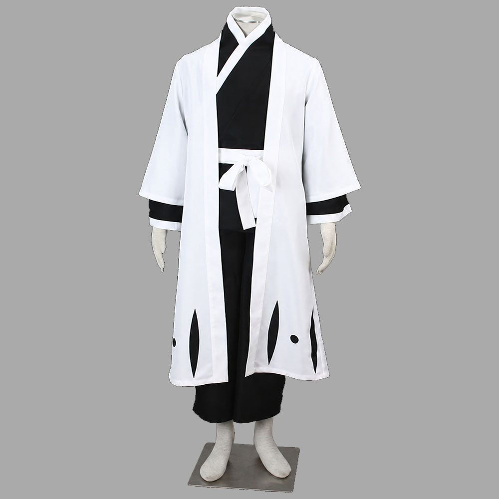 Anime Squad 13 Captain Cosplay White Haori Kimono Outfit Costume for Men Kids