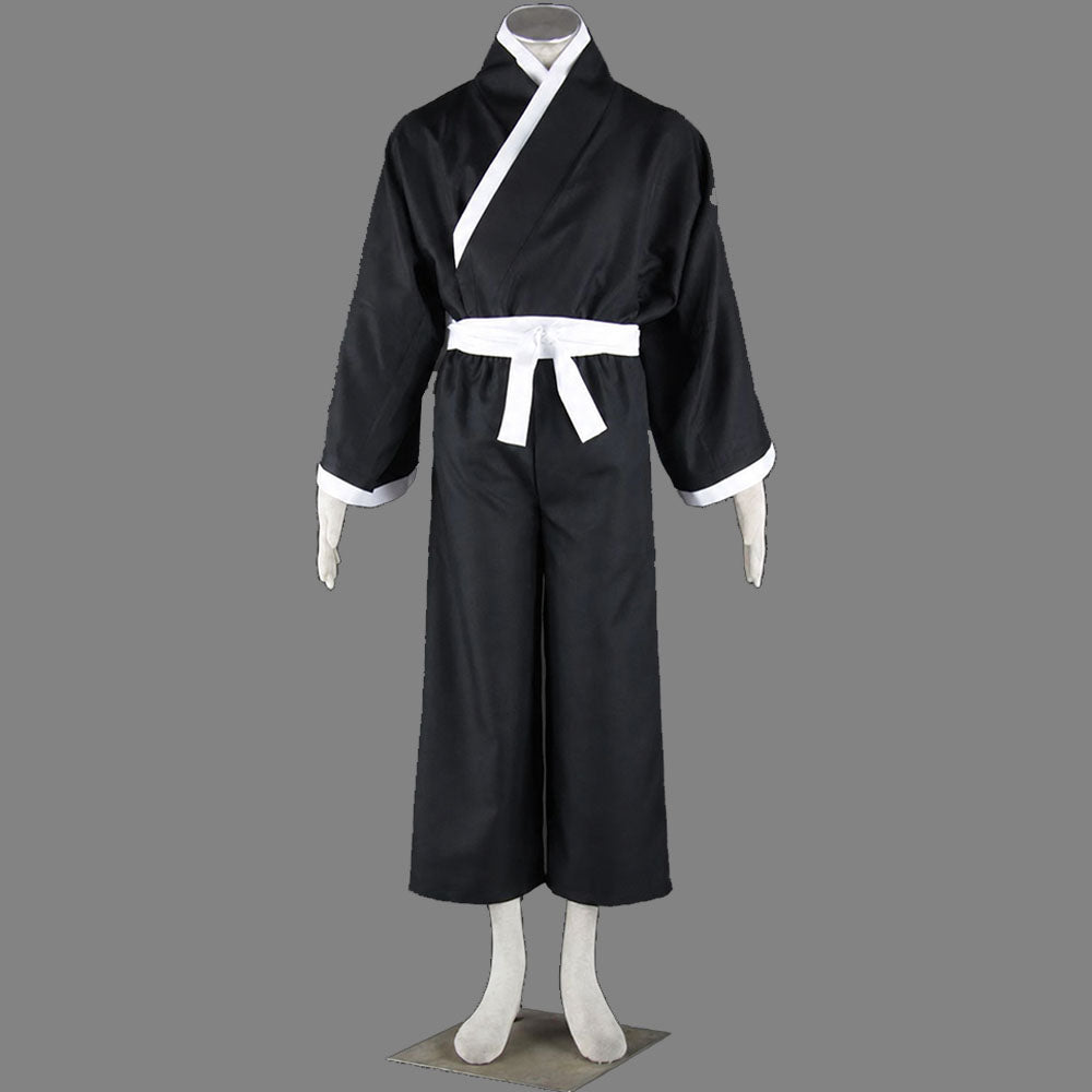 Anime Death God Cosplay Black Hakama Samurai Uniform Outfit Costume for Men Kids