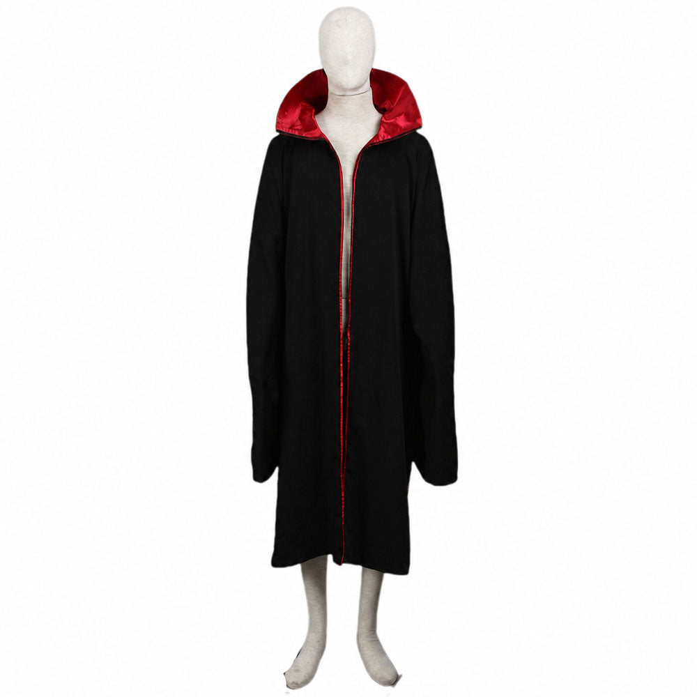 Red Cloud Option - Men and Kids Anime Masked Rogue Ninja Leader Cosplay Embroidered Cloak with Mask