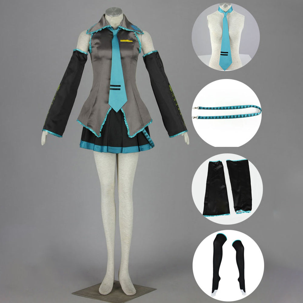 Women and Kids Virtual Cyber Singer Sailor Cosplay Costume with Accessories
