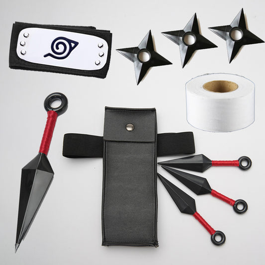Anime Naruto Costume Leaf Village Naruto Kakashi Boruto Sasuke Sakura Cosplay Weapons Accessories