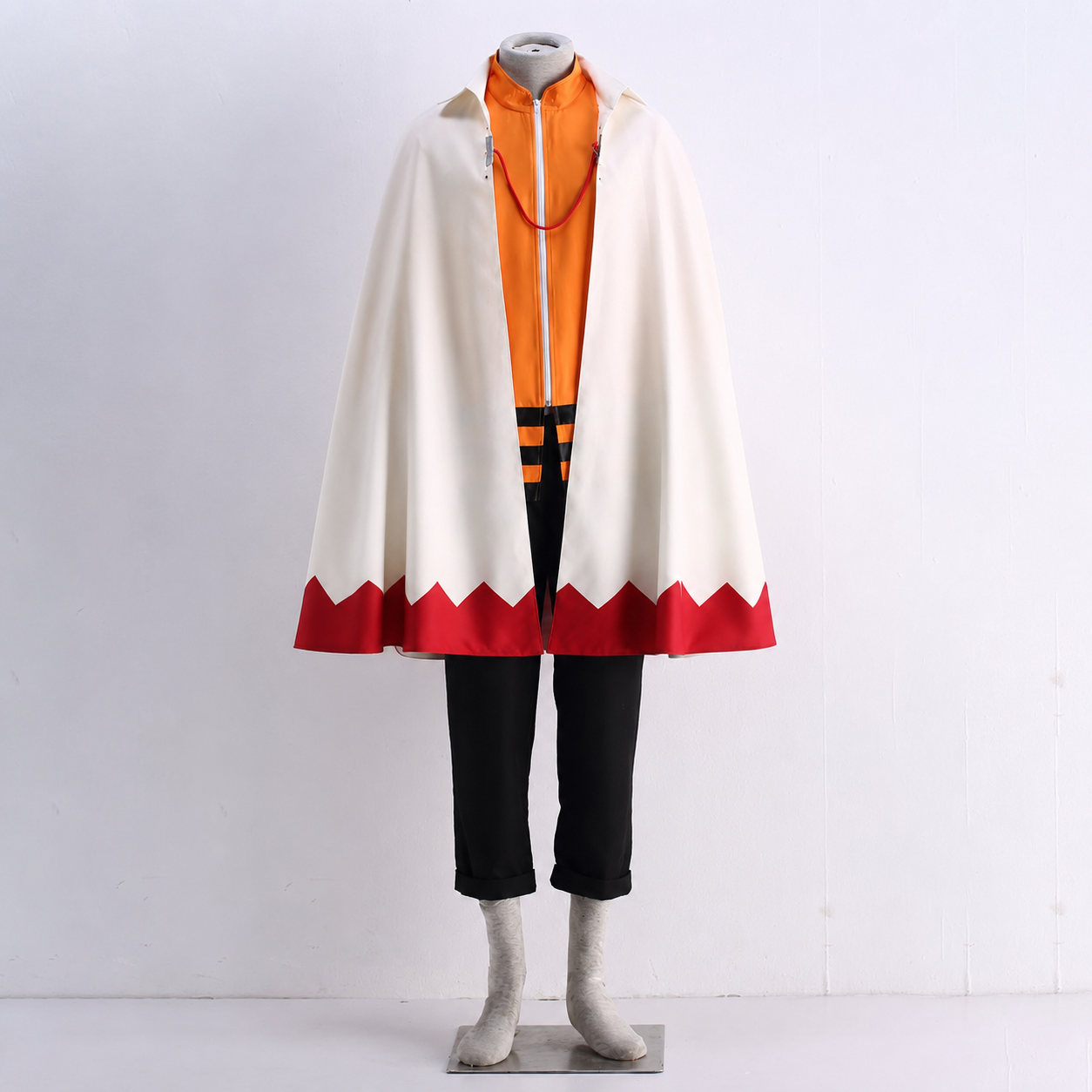 Anime Leaf Village Seventh Leader Cosplay Outfit with Leader Hat for Men Kids Halloween