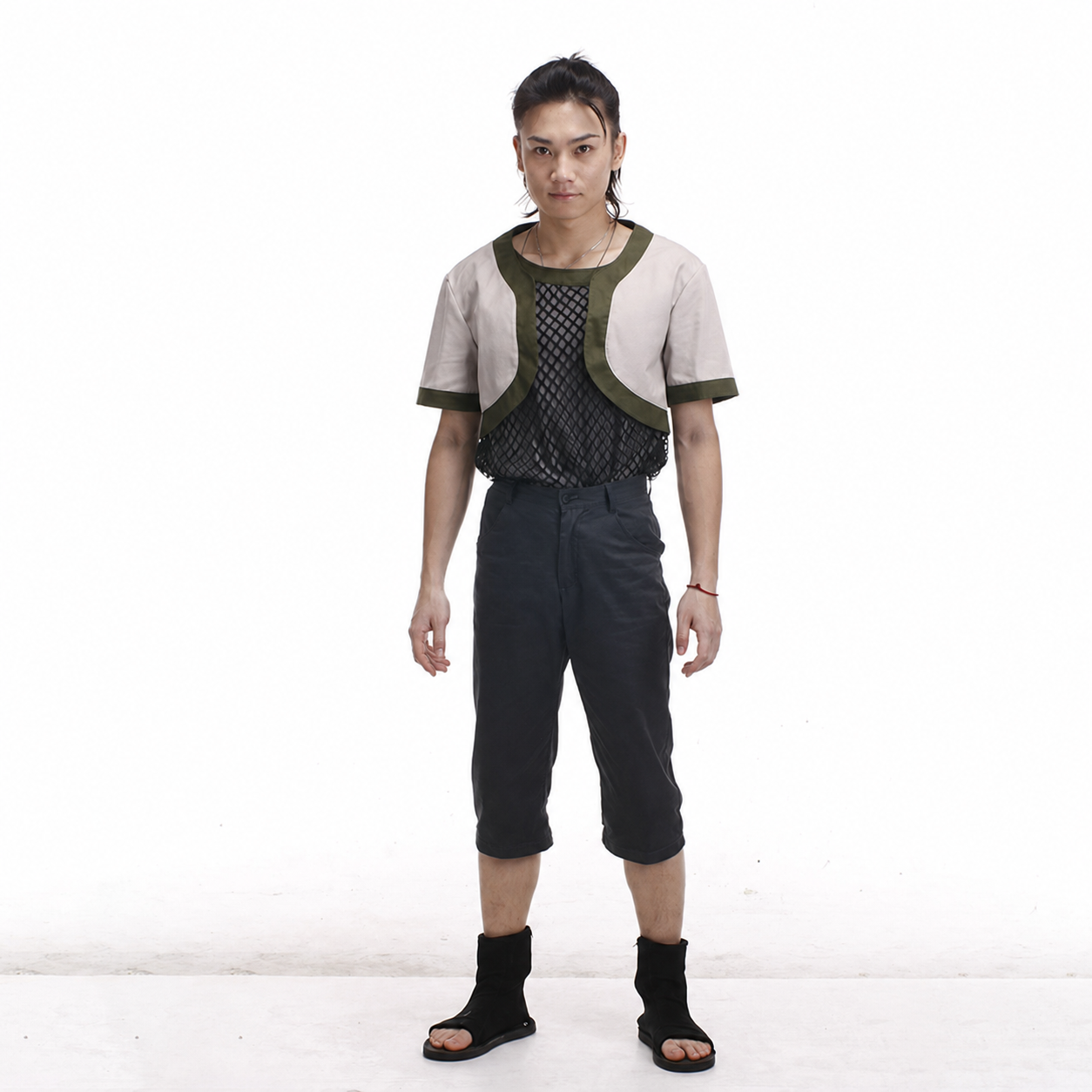 Anime High IQ Shadow Control Ninja Cosplay Costume Outfit for Men Kids Halloween