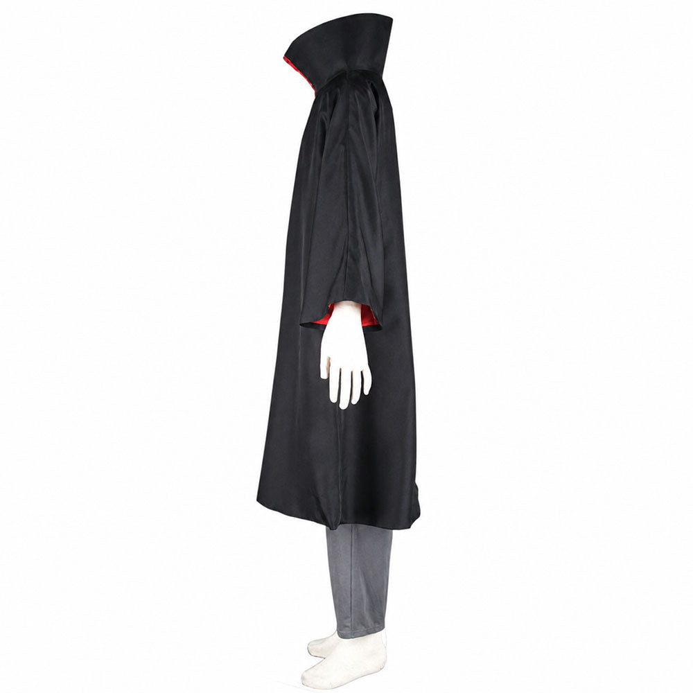 Red Cloud Option Anime Five Hearts Immortal Ninja Cosplay Costume Outfit with Hat for Men Kids
