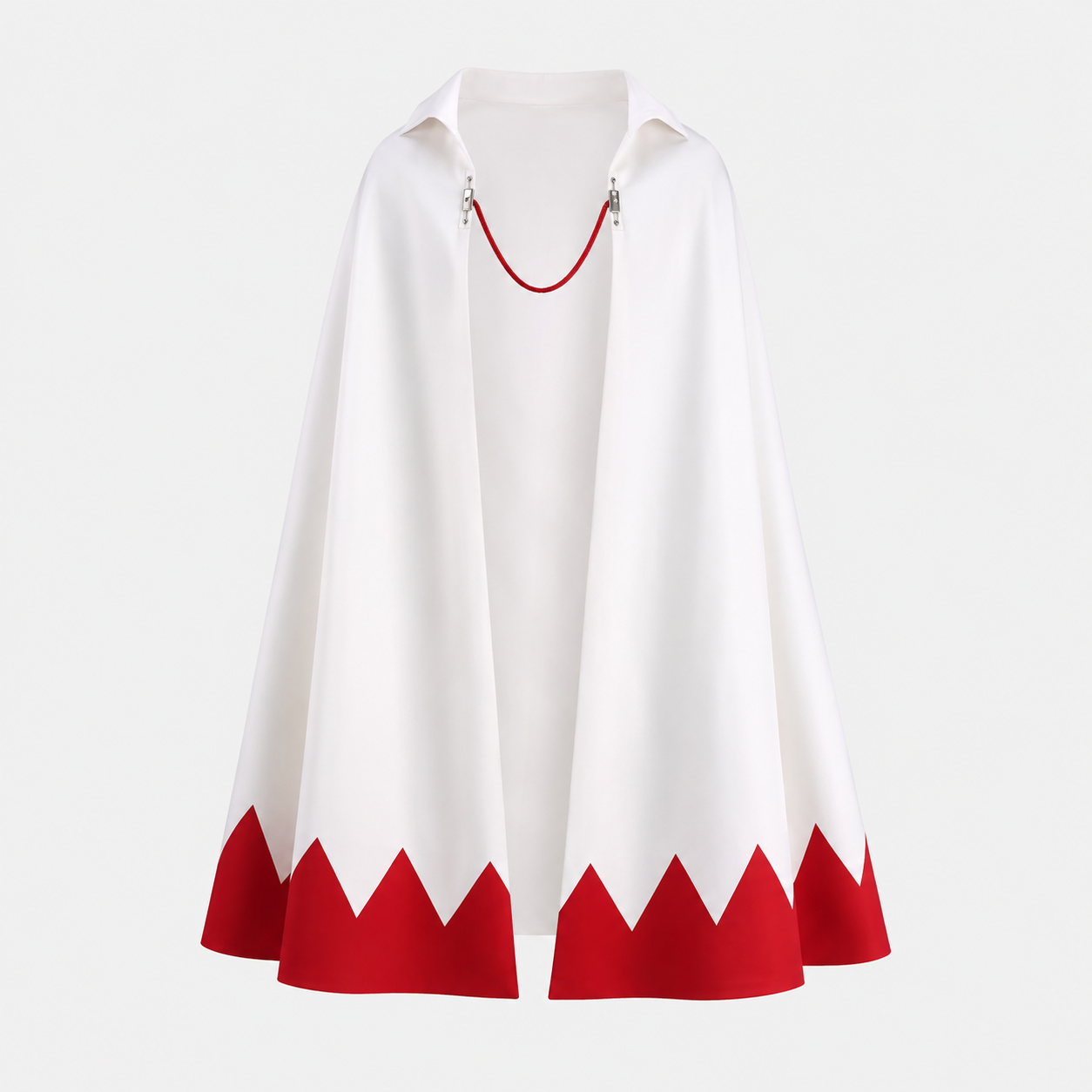 Anime Seventh Village Leader Cosplay White Cloak for Men Kids