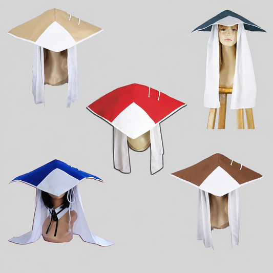 Shippuden Costume Ninja Village Fire Leader Wind Leader Water Leader Lighting Leader Eater Leader Cosplay Hat