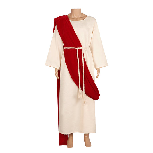 Middle Ages Missionary Preacher Costume Ancient Rome Greece King Cosplay Full Set