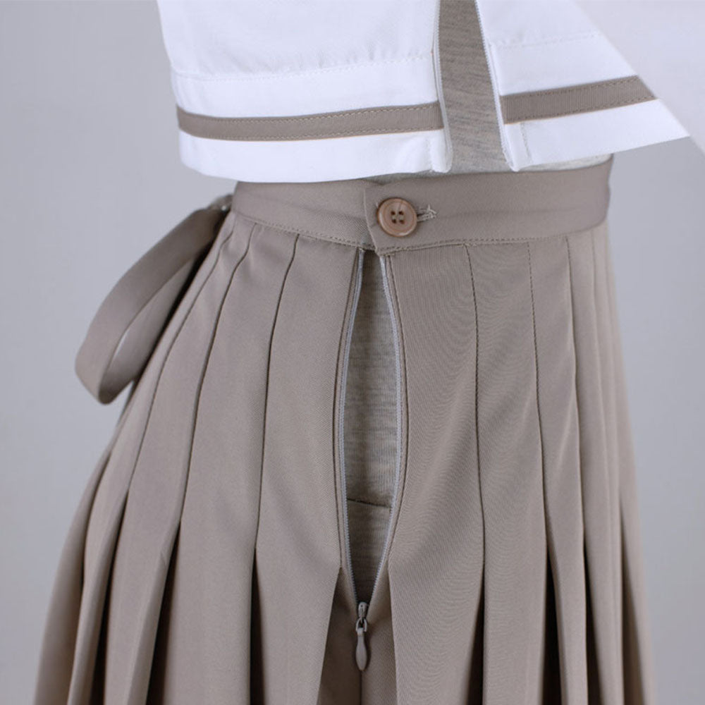 Women and Kids Sailor Moon Costume Sailor Jupiter Kino Makoto School Uniform Cosplay