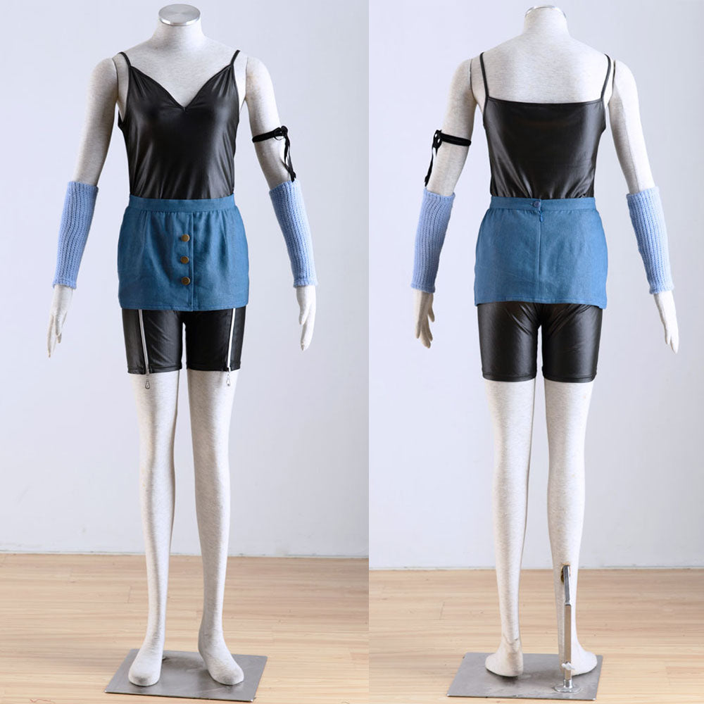 Women and Kids Final Fantasy 8 Costume Riona Cosplay Suits with Accessories