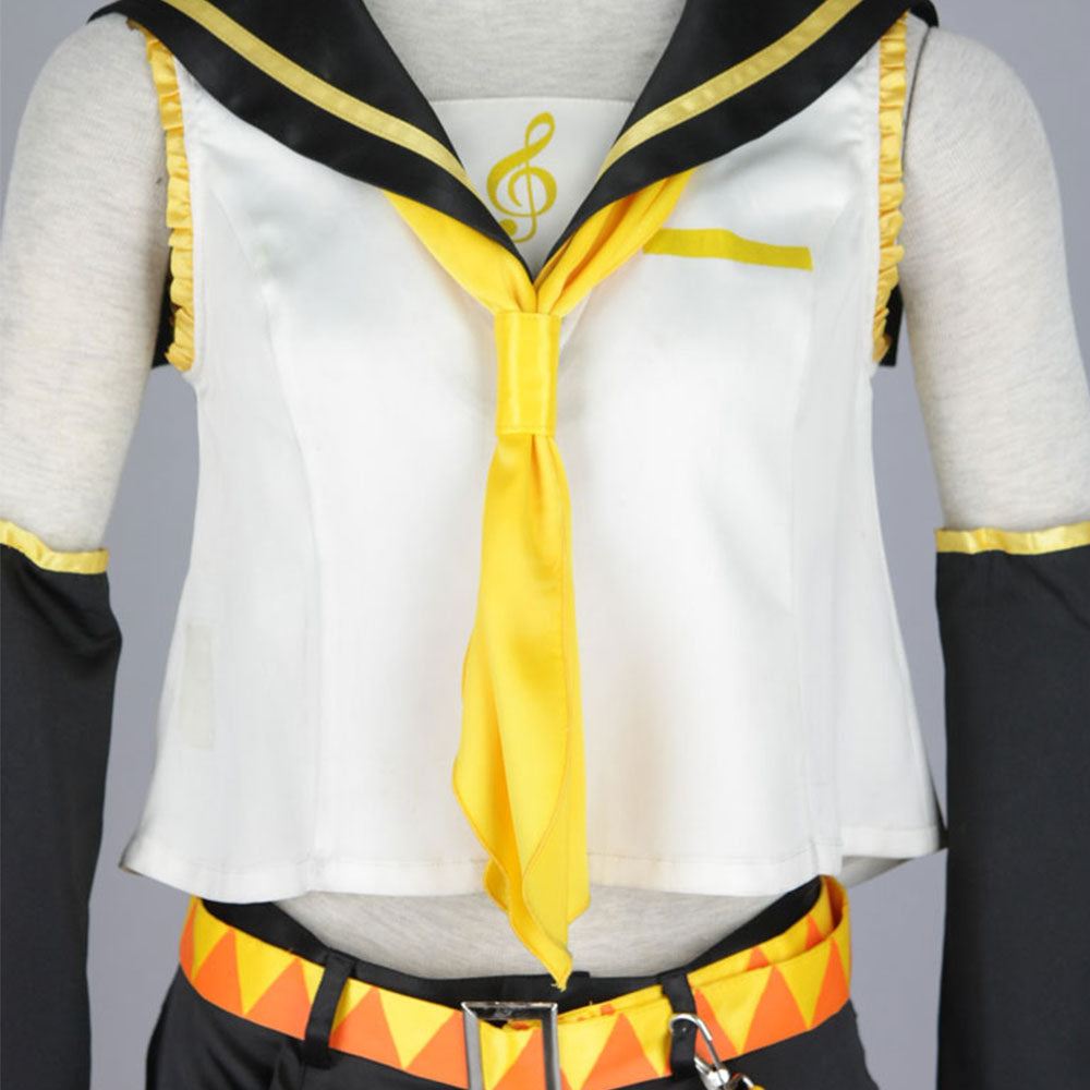 Women and Kids Vocaloid Kagamine Rin Sailor Cosplay Costume with Accessories