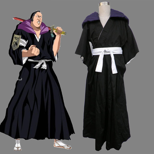 Bleach Oomaeda Marechiyo Cosplay Kimono full Outfit 2nd Division Vice Captain Costume for Men and Kids