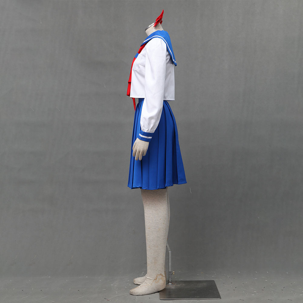 Women and Kids Sailor Moon Costume Sailor Venus Aino Minago School Uniform Cosplay