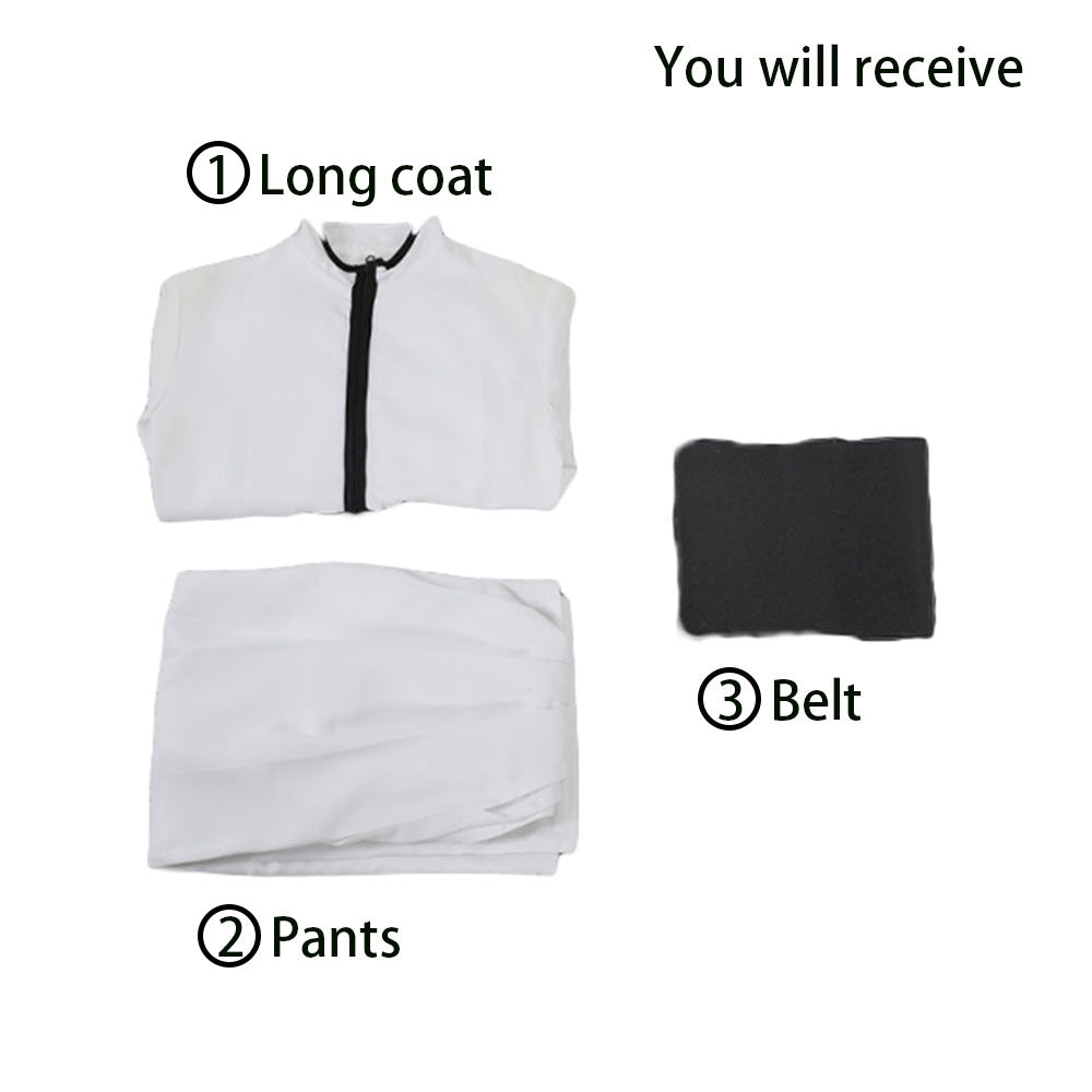 Bleach Costume Ulquiorra Cifer Cosplay Kimono full Outfit for Men and Kids