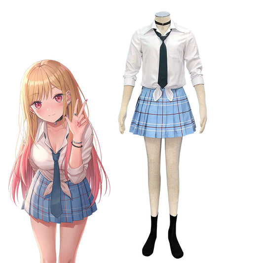 My Dress-up Darling Costume Kitagawa Marin Uniform Cosplay for Women and Kids