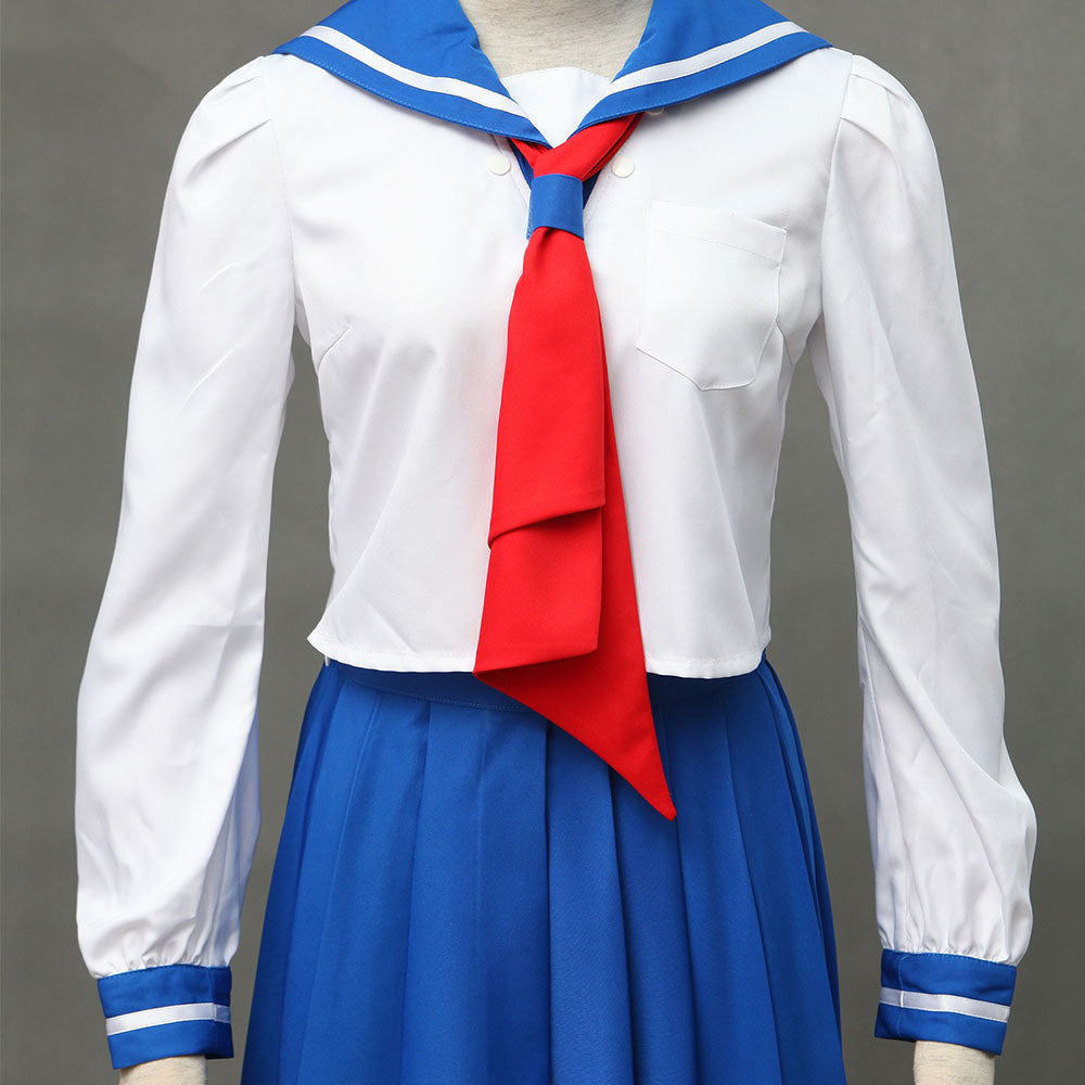 Women and Kids Sailor Moon Costume Sailor Venus Aino Minago School Uniform Cosplay