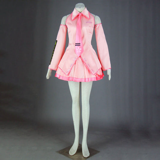 Women and Kids Vocaloid Sakura Hatsune Miku Sailor Cosplay Costume with Accessories