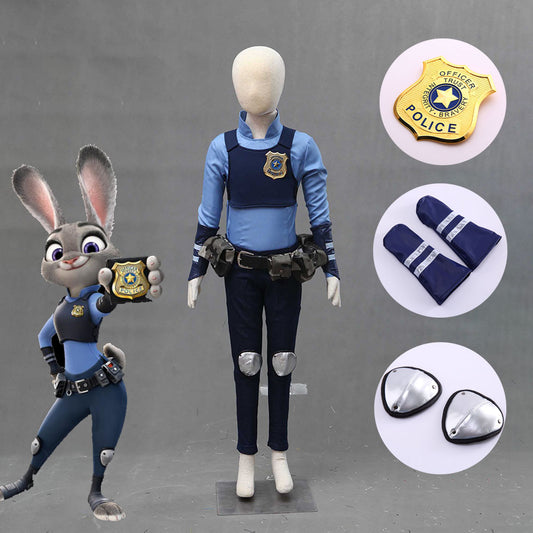Kids and Women Zootopia Costume The Rabbit Judy Hopps Cosplay with Accessories