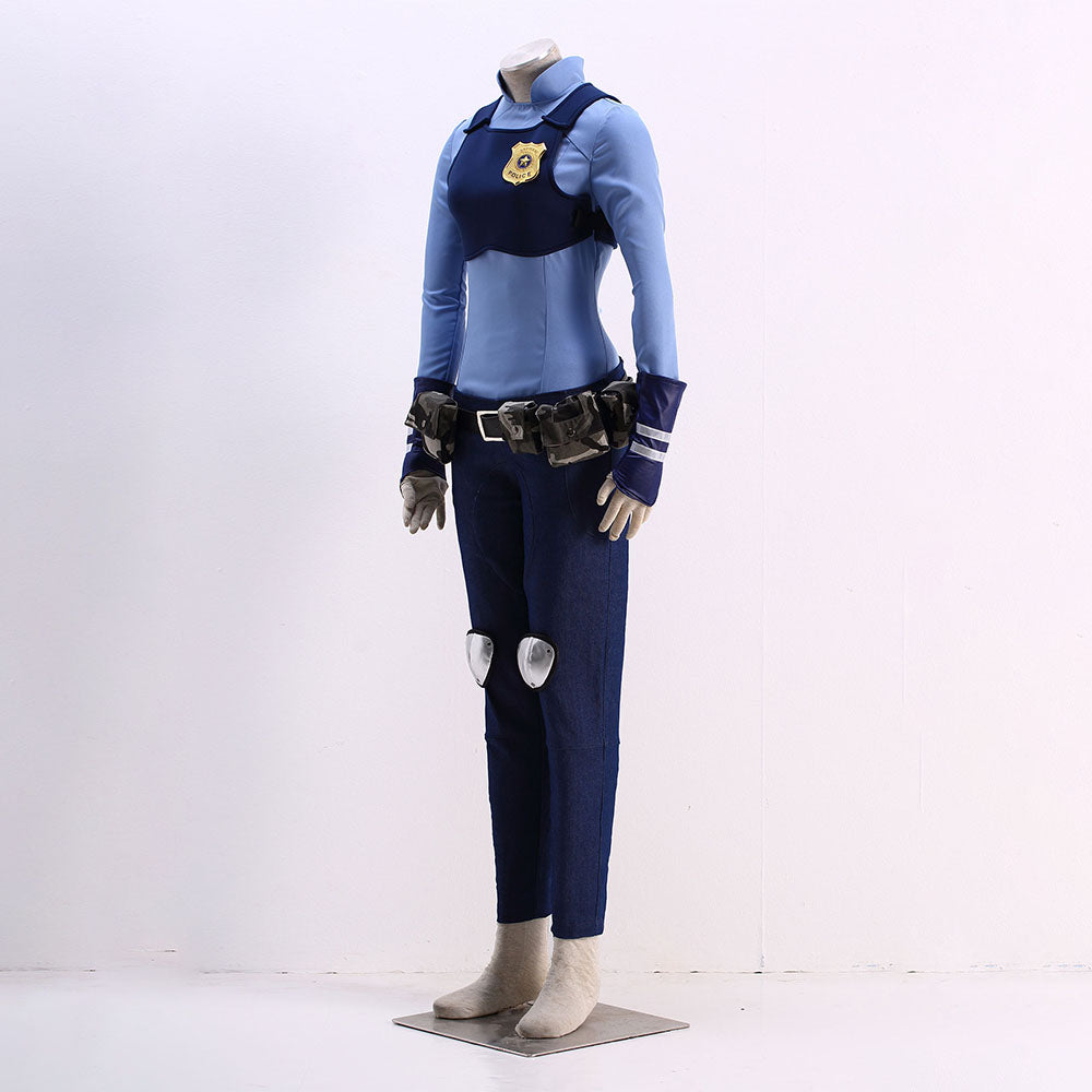 Women and Kids Zootopia Costume The Rabbit Judy Hopps Cosplay with Accessories