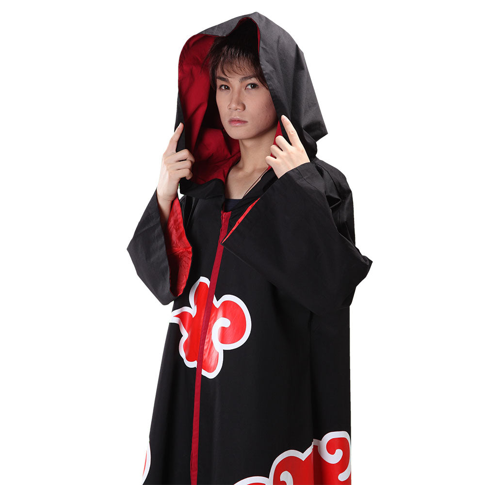 Naruto Costume Eagle Team Embroidery Cloak Sasuke Karin Robe for Men and Kids