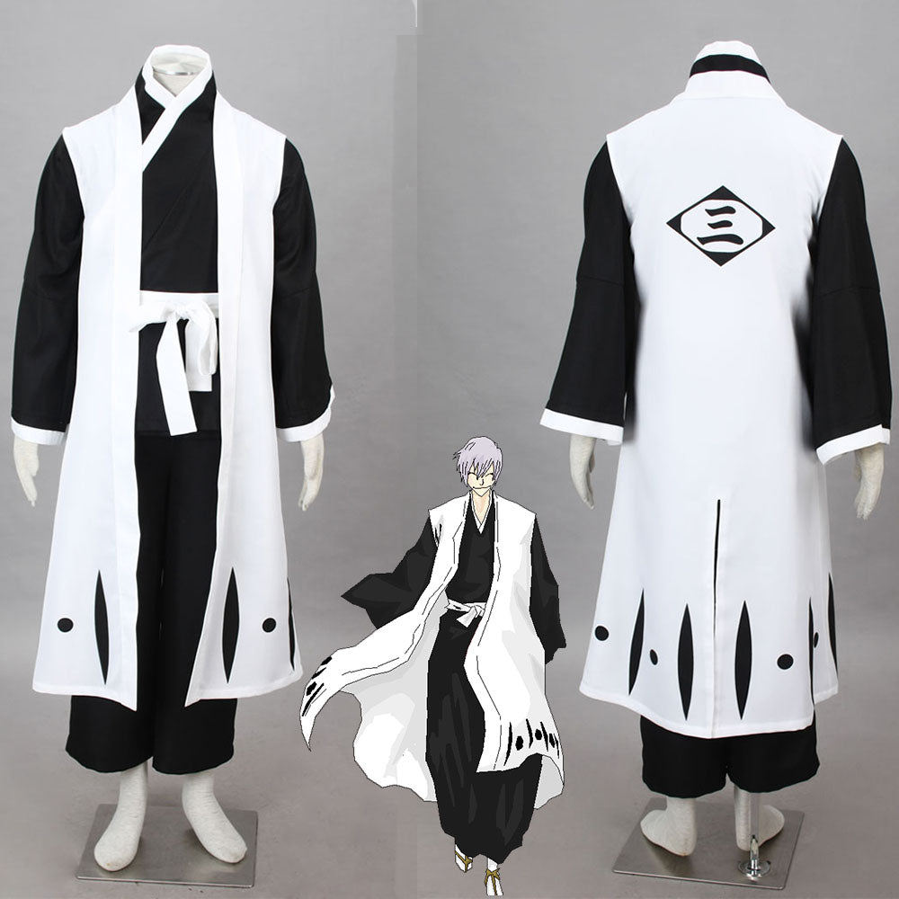 Bleach Costume Unohana Retsu Cosplay Kimono Set 3rd Division Captain Costume for Men and Kids