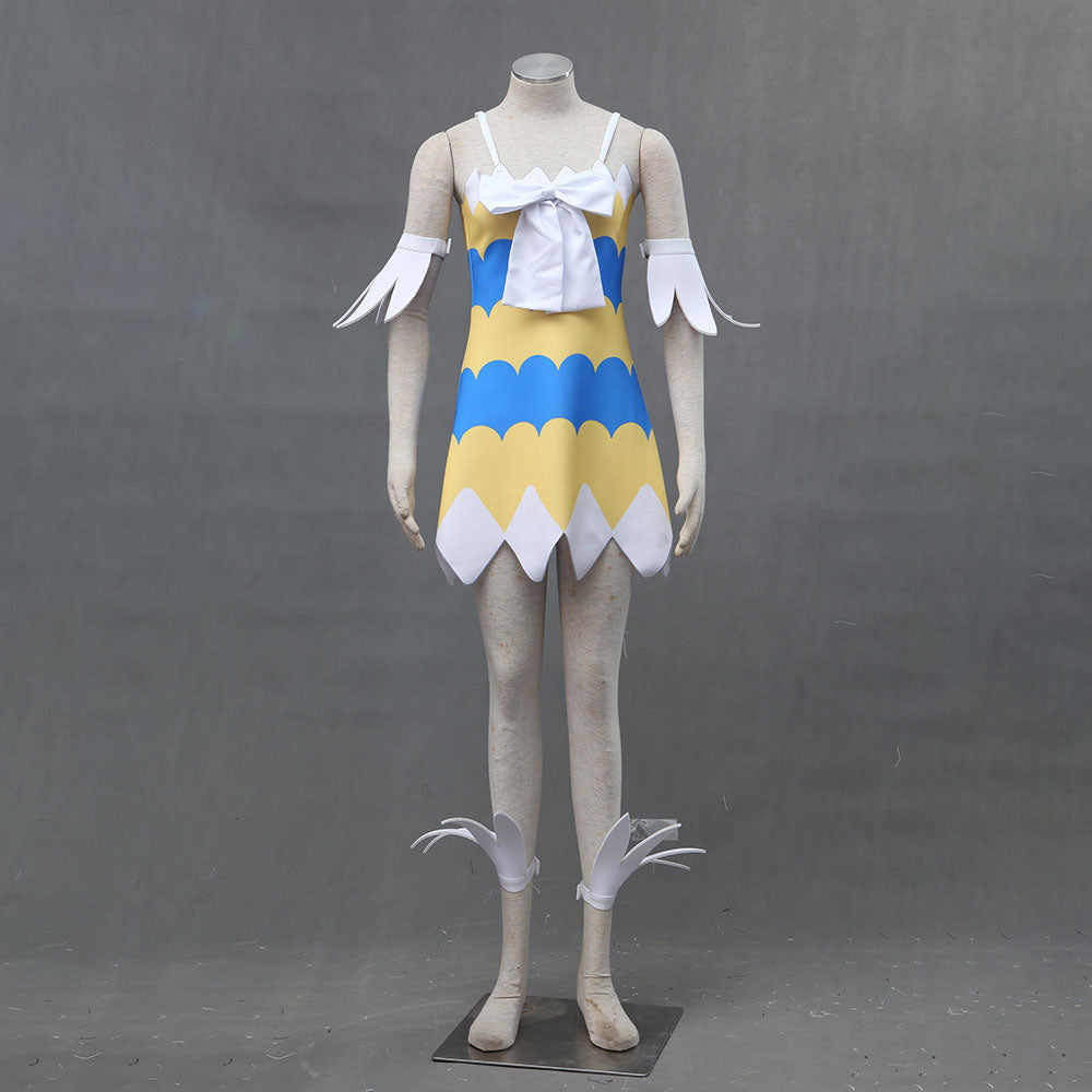 Fairy Tail Costume Wendy Marvell Cosplay Dress with Accessories for Wo pro-costumes Fairy Tail Costume Wendy Marvell Cosplay Dress with Accessories for Wo pro-costumes