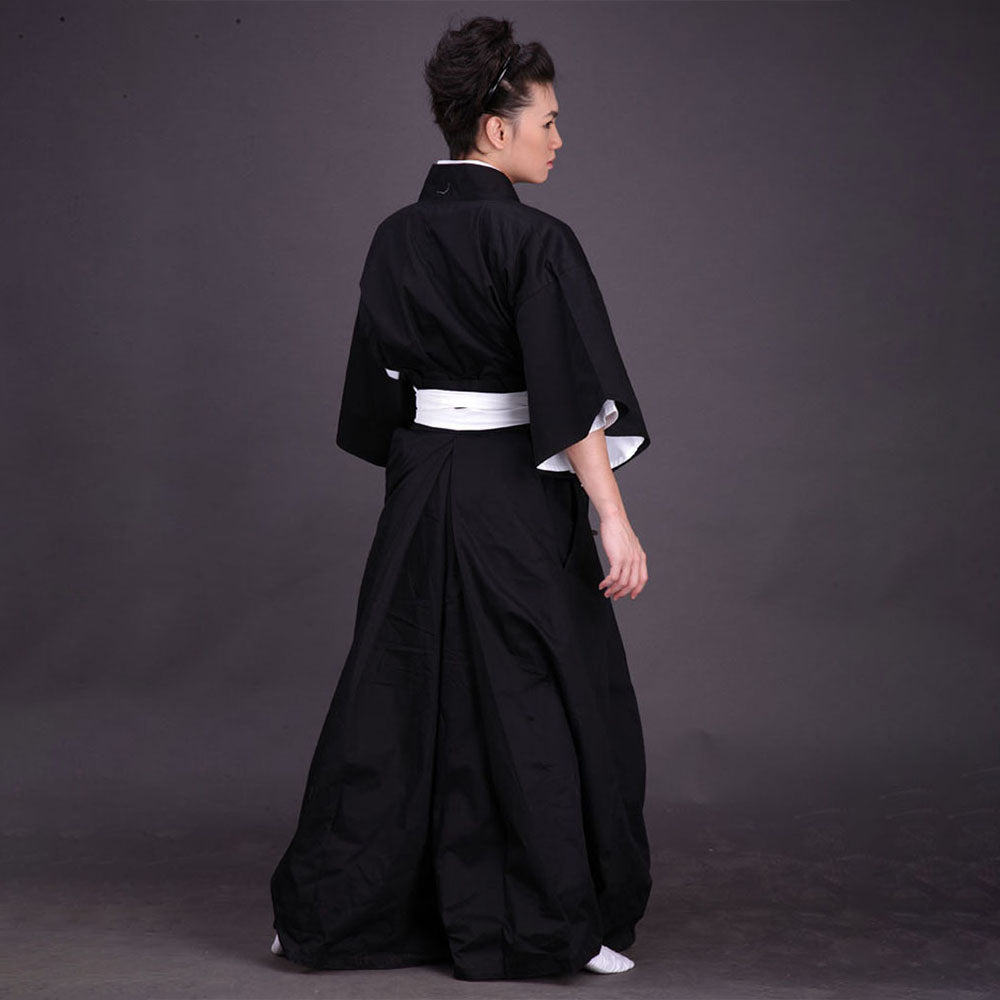 Bleach Costume 4PCS Die Pa Cosplay Kimono full Outfit for Men and Kids