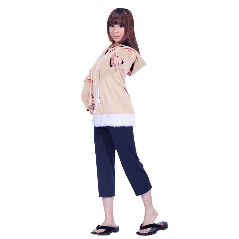 Naruto Costume Hyuuga Hinata Childhood Cosplay full Outfit for Women and Kids