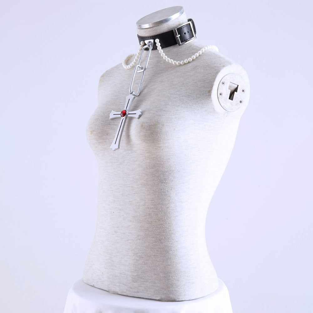 Rosario+Vampire Costumes Akashiya Moka Cosplay Vampire Necklace
