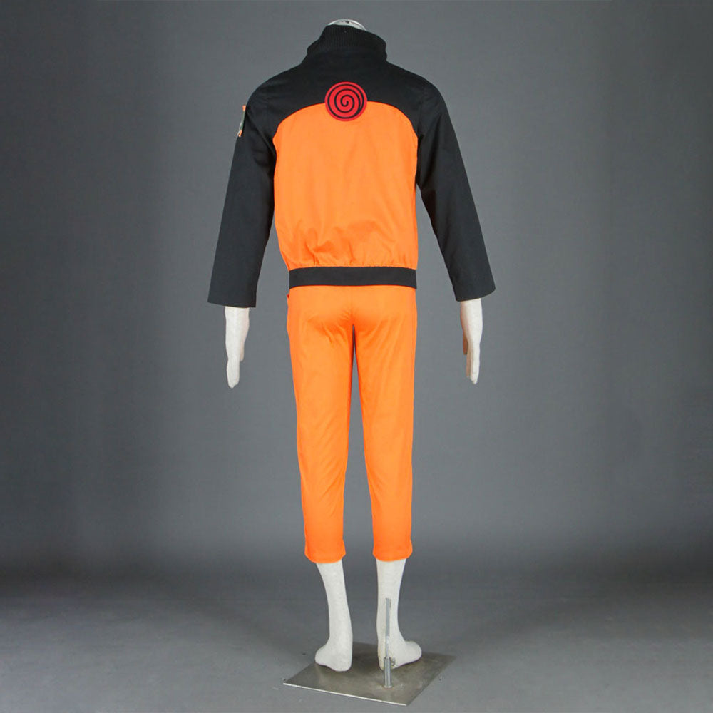 Naruto Costume Juvenile Naruto Orange Cosplay full Outfit for Men and Kids