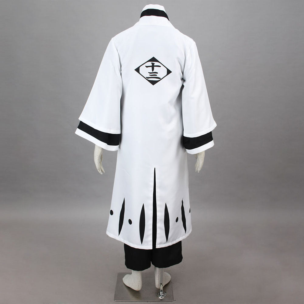 Bleach Costume Ukitake Juushirou Cosplay Kimono full Outfit 13th Division Captain Costume for Men and Kids